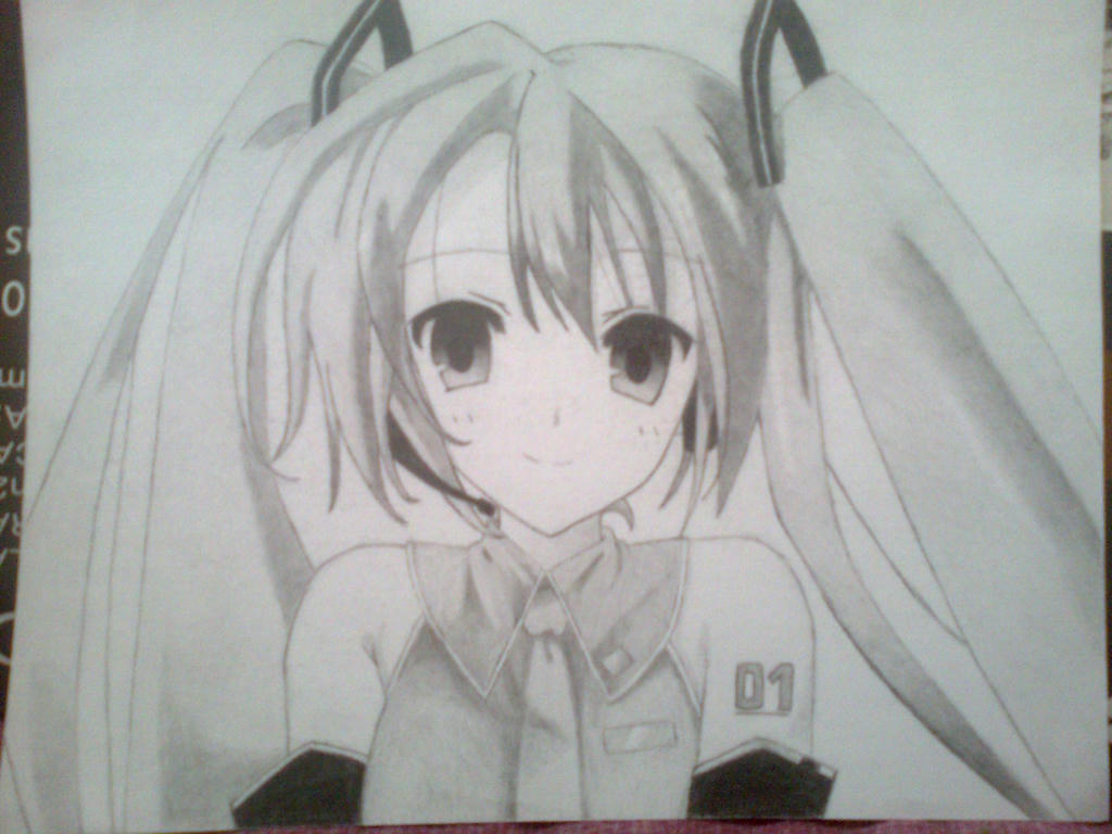 Dibujo de Hatsune miku