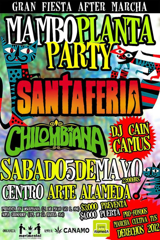 Afiche Fiesta After Marcha