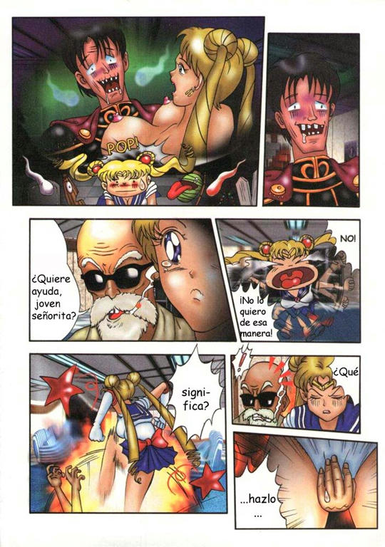 Parodia Goku-Sailor Moon 01