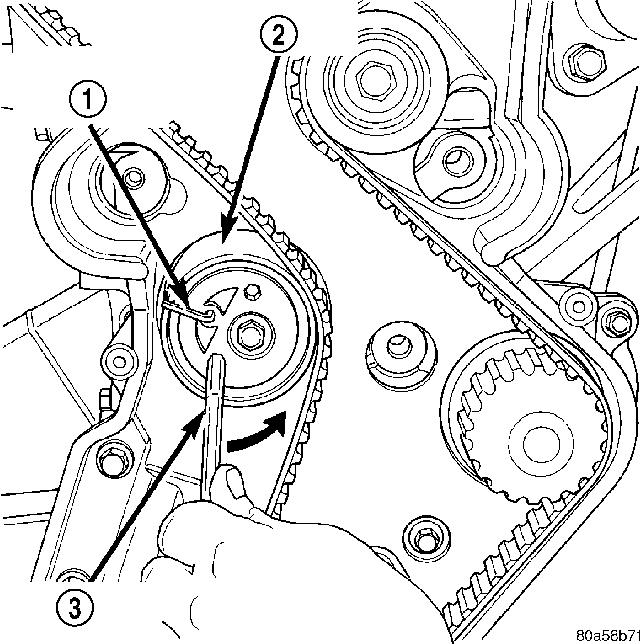 2002 Pt Cruiser  Timing Belt  Water Pump  Step