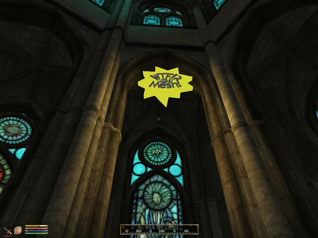 oblivion better dungeons missing mesh