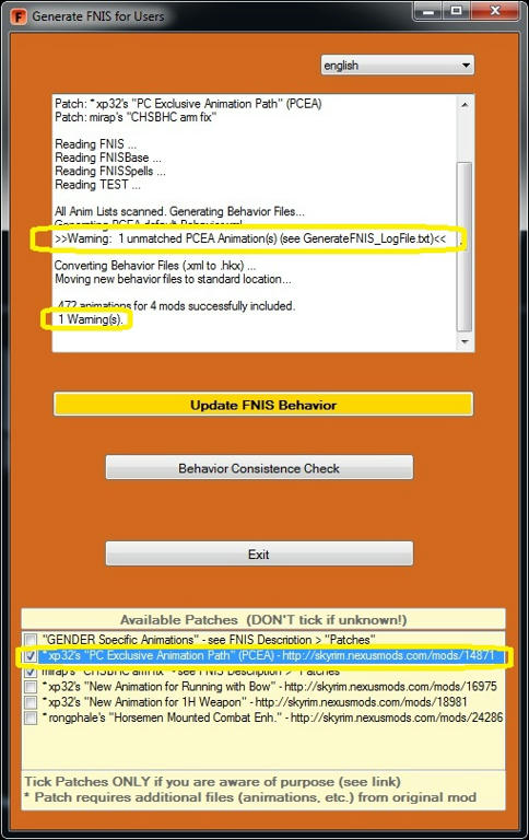 kød matchmaker Konklusion Installation Guide FNIS / GenerateFNISforUsers.exe at Skyrim Nexus - Mods  and Community