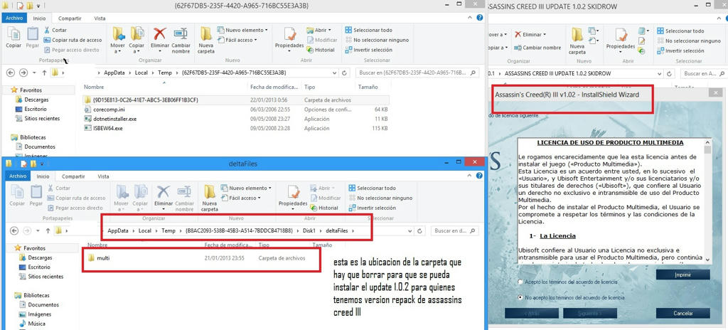 Assassins Creed III Update 1.0.2 Solucion Instalacion Assassins Creed III Update 1.0.2 Solucion Instalacion