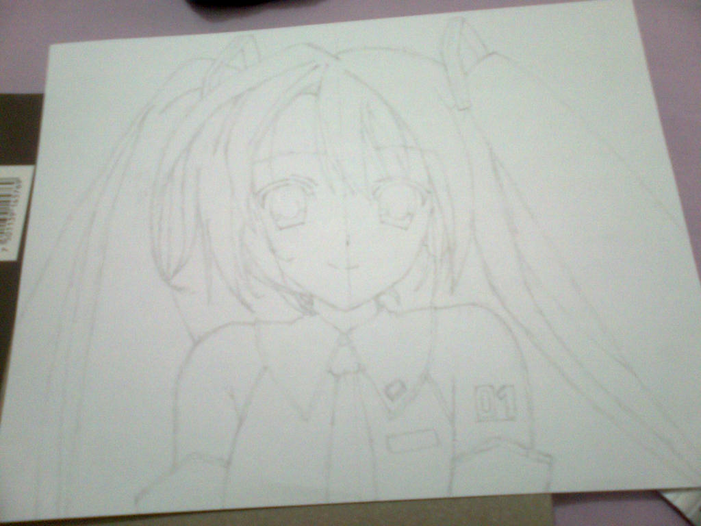 Dibujo de Hatsune miku