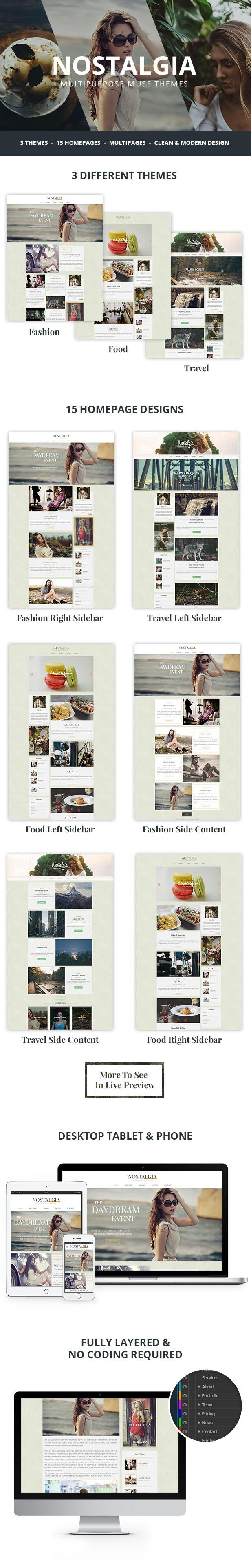 Nostalgia Multipurpose Muse Template - 1