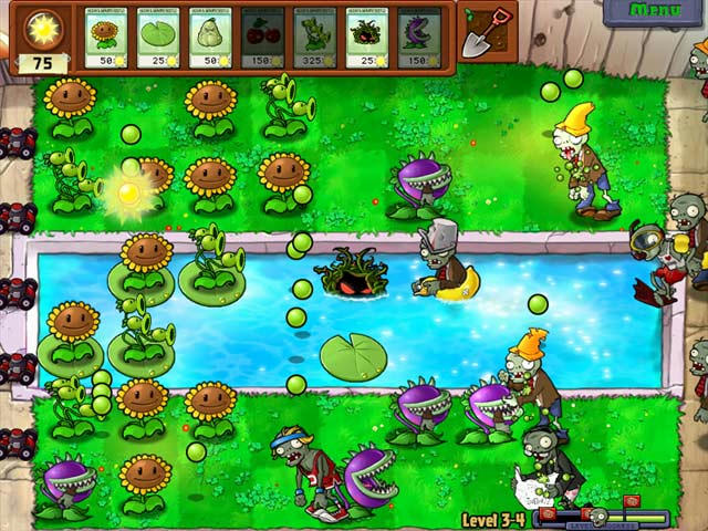 เกมส์ Plants vs Zombies ภาพตัวอย่าง 01 Plants vs Zombies ภาพตัวอย่าง 01