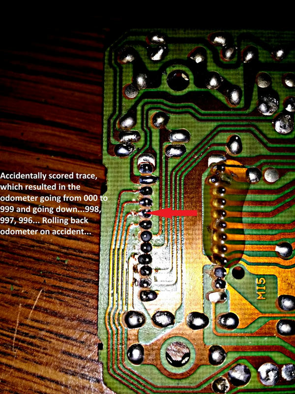 110 FIX for 9497 Accord speedometer circuit board HondaTech Honda Forum Discussion
