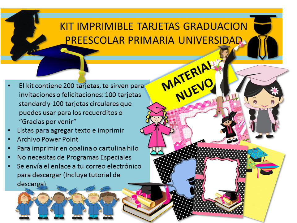tarjetas de graduacion para felicitar