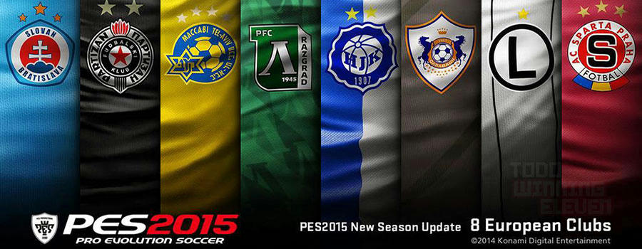 PES 2015 nuove licenze