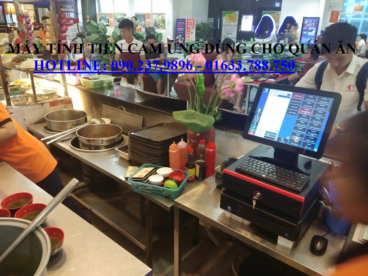 Cung cấp máy tính tiền dùng cho nhà hàng tại Đồng Nai