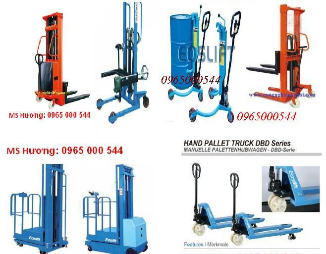 xe nâng tay cby, dba -xe nâng thủy lực các loại, xe nâng tay thấp tải trọng 2T-5T