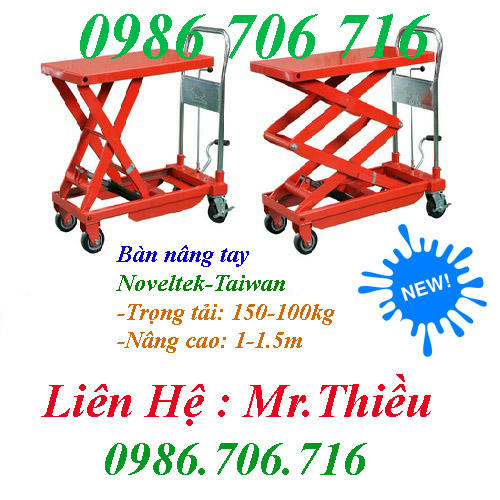 Bàn nâng tay, bàn nâng điện, 150-1000kg, nâng cao 1, 5m, xe nâng các loại