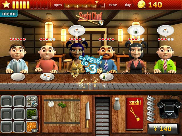 เกมส์ Youda Sushi Chef ภาพตัวอย่าง 01 Youda Sushi Chef ภาพตัวอย่าง 01