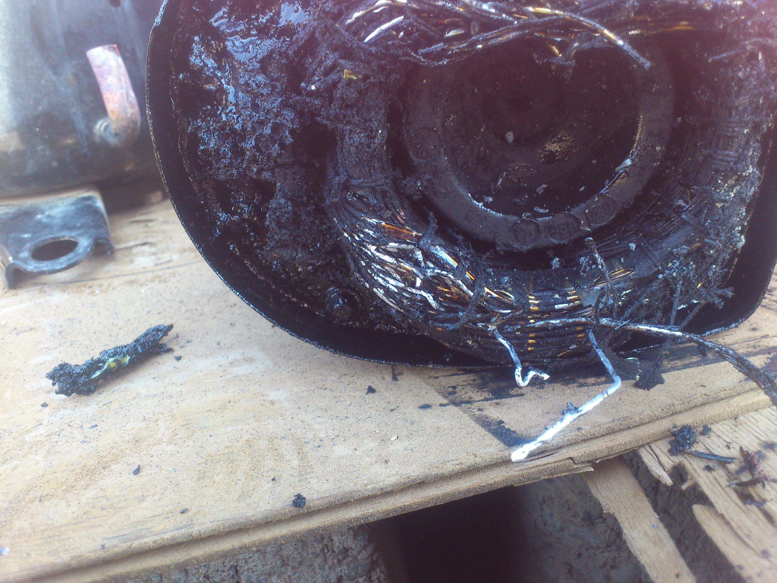 so damaged burn out compressor