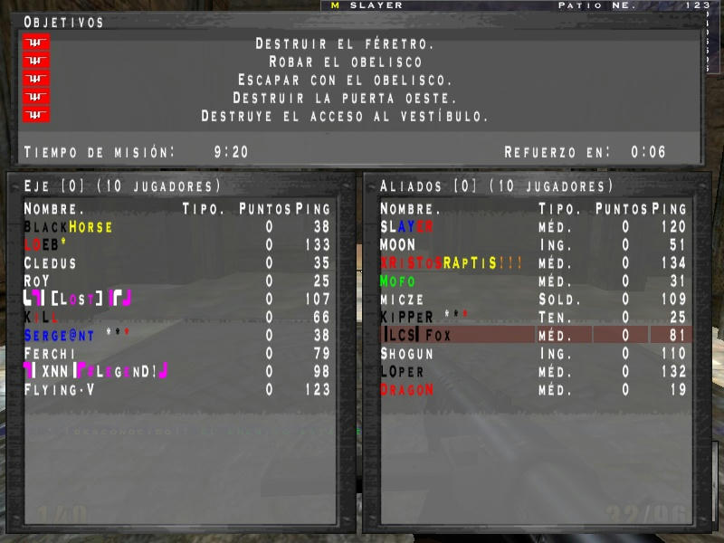 W@R server activity 24rg2fjau1rq689zg