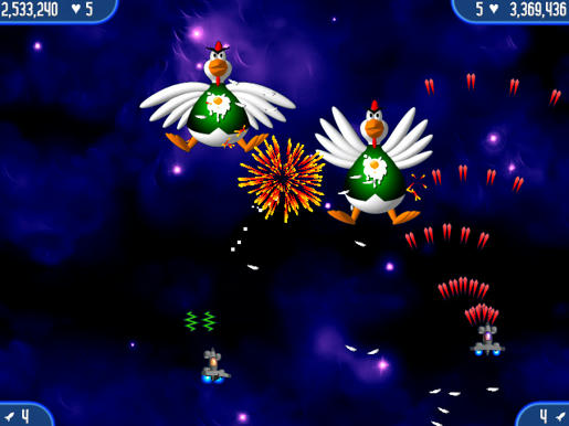 เกมส์ Chicken Invaders 2 ภาพตัวอย่าง 01 Chicken Invaders 2 ภาพตัวอย่าง 01