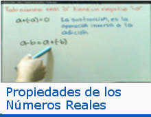 Propiedades de los Números Reales