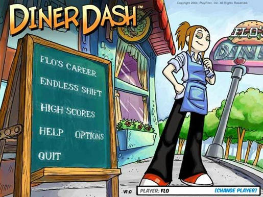 เกมส์ Diner Dash ภาพตัวอย่าง 01 Diner Dash ภาพตัวอย่าง 01