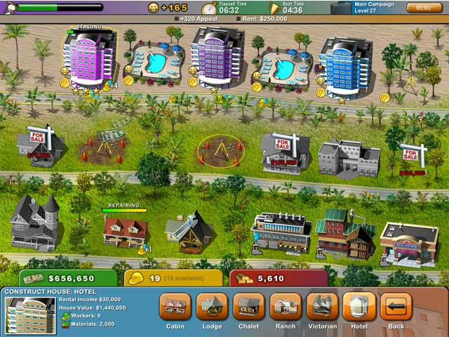 เกมส์ Build-a-lot - On Vacation ภาพตัวอย่าง 02 Build-a-lot - On Vacation ภาพตัวอย่าง 02