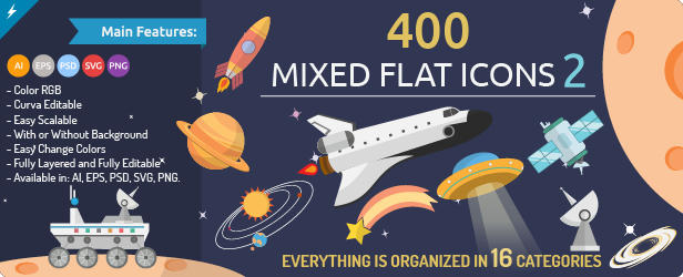400 Mixed Icons 2