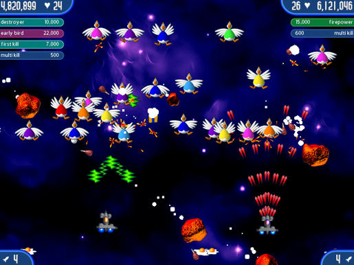 เกมส์ Chicken Invaders 2 ภาพตัวอย่าง 02 Chicken Invaders 2 ภาพตัวอย่าง 02