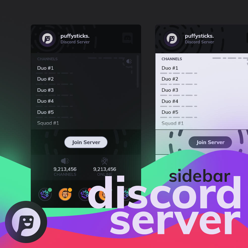 اطلاعات بیشتر در مورد "افزونه Sidebar discord server"