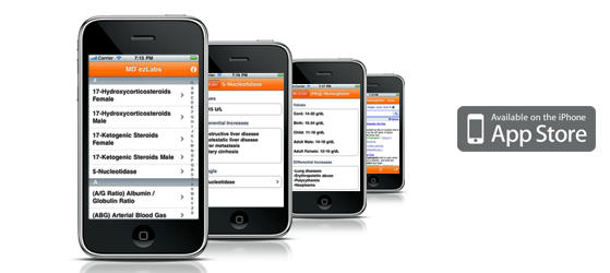 برناه موبایل تفسیر تست های ازمایشگاهی