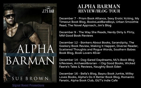 Sue Brown - Alpha Barman Tour Banner