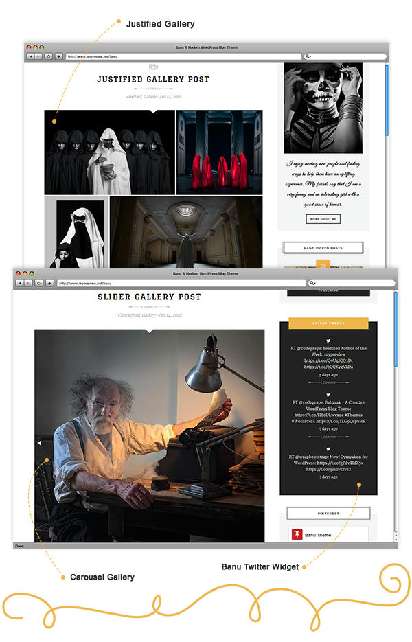 Banu WordPress Theme - Gallery Post Format