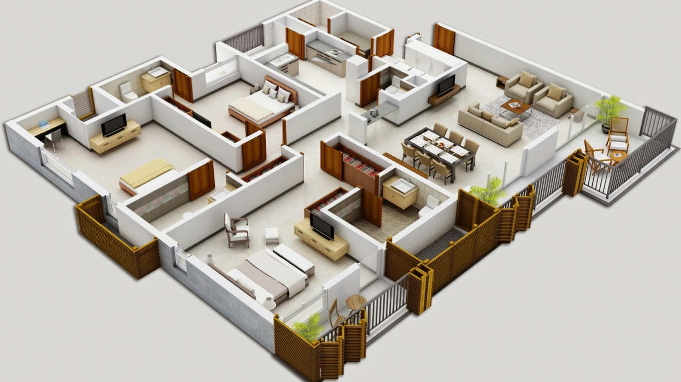 Contoh Sketsa Rumah 3D Modern Dan Mewah Creo House