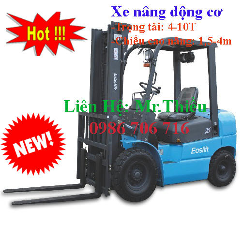 xe nâng, xe nâng điện, xe nâng động cơ dầu, diesel, ga tải trọng 3-10 tấn, nâng