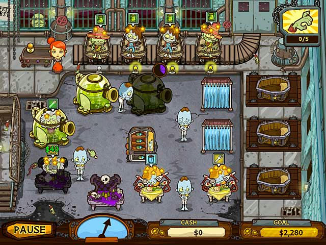 เกมส์ Grave Mania - Undead Fever ภาพตัวอย่าง ๑ Grave Mania - Undead Fever ScreenShot01