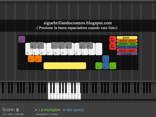 synthesia espanol teclado