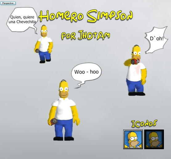 Homero Simpson ::: Por JhOtAm ::: Pfe78b7a65mbmh4fg