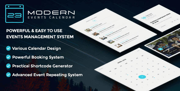 اطلاعات بیشتر در مورد "افزونه تقویم رویداد و رزرواسیون Modern Events Calendar Pro"