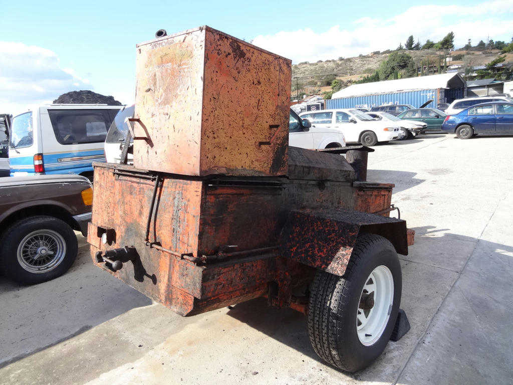 Tar Kettle Hot Pot Trailer Propane Heated Sprayer Commercial Equipment