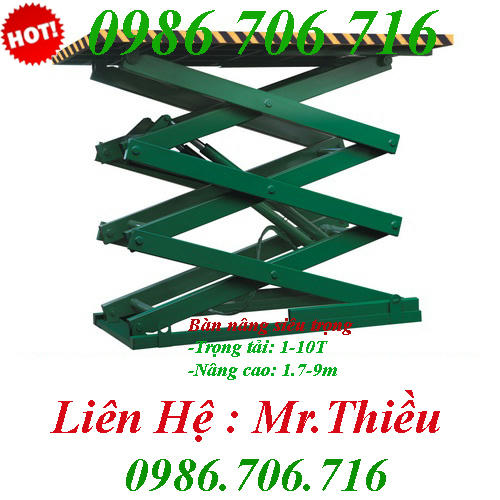 Bàn nâng tay, bàn nâng điện, 150-1000kg, nâng cao 1, 5m, xe nâng các loại