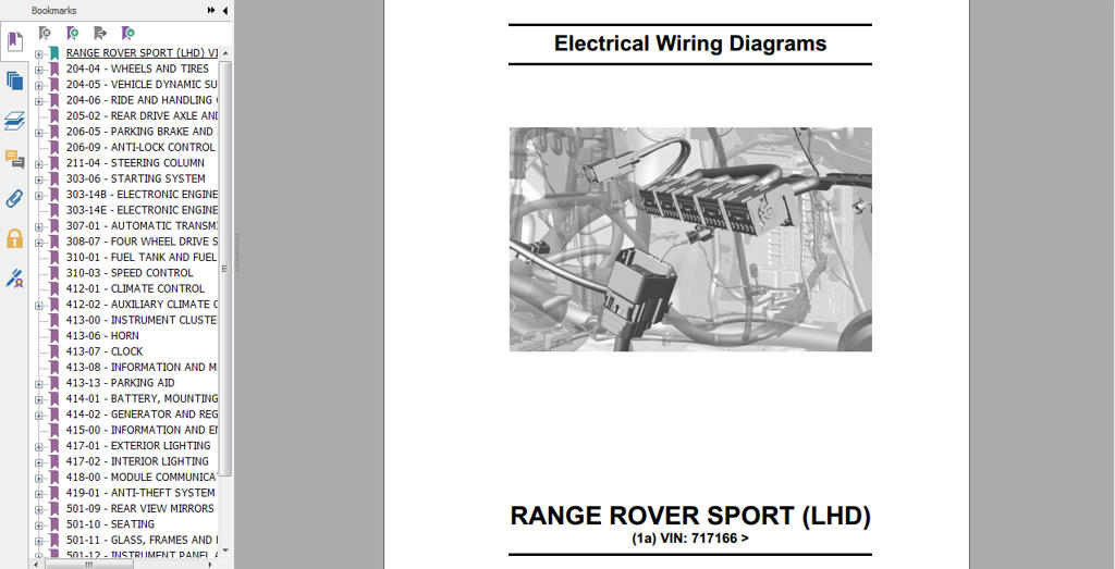 Tài Liệu - Range Rover Sport 2012 Wiring Diagram | Diễn đàn kỹ thuật xe