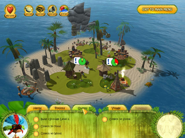 เกมส์ Shaman Odyssey - Tropic Adventure ภาพตัวอย่าง ๑ Shaman Odyssey - Tropic Adventure ภาพตัวอย่าง ๑