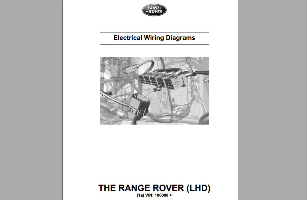 Tài Liệu - Range Rover L405 2013 Wiring Diagram | Diễn đàn kỹ thuật xe ô tô