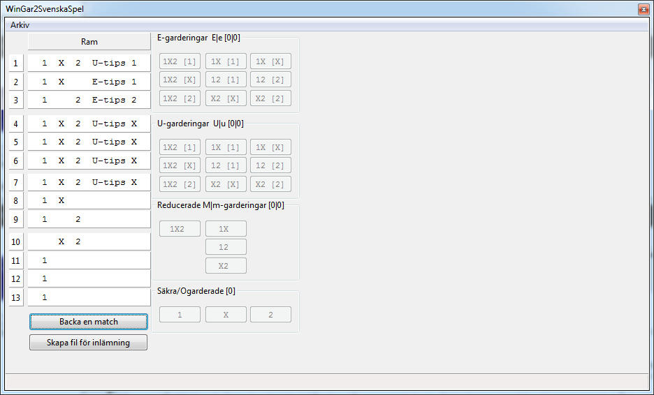 Nyckeltabeller Till System Och Tips Till Stryktipsprogram Sharps se