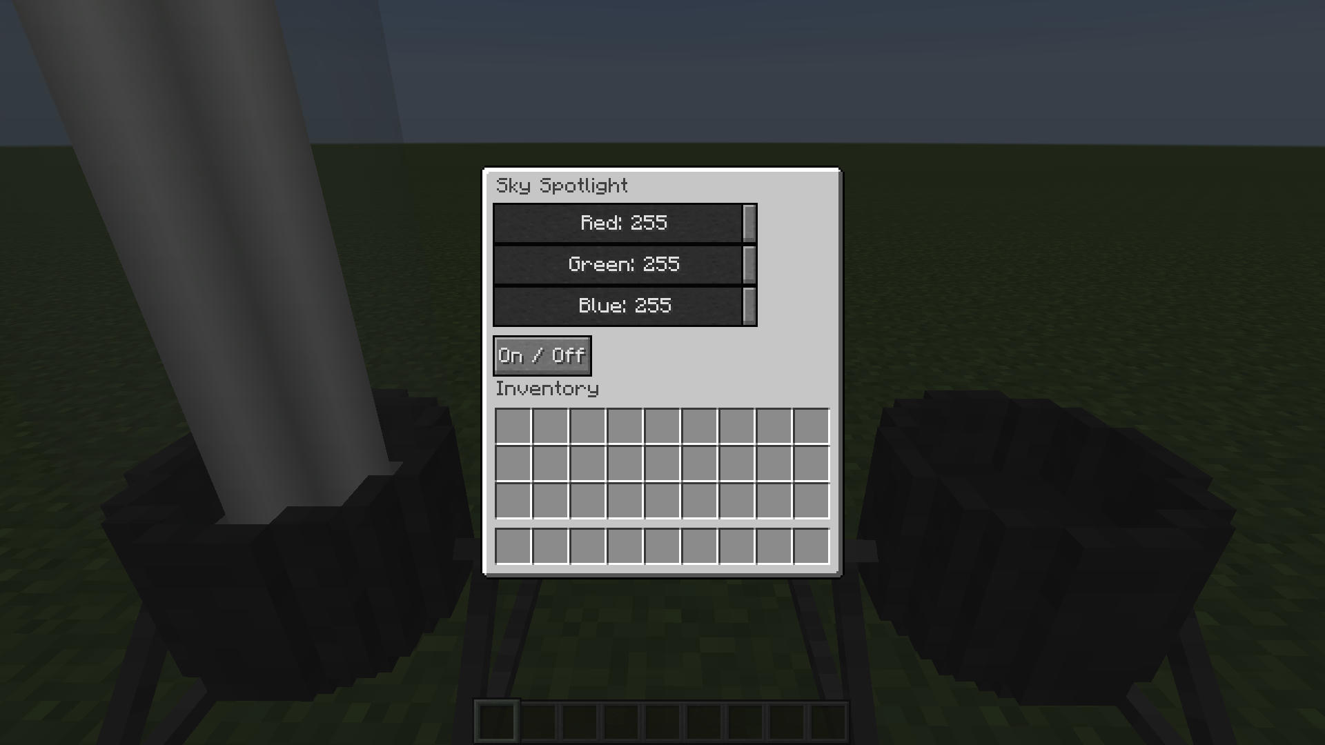 Image of Sky Spotlight Block GUI