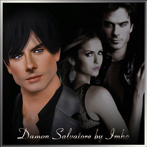 IMHO sims DAMON SALVATORE (The Vampire Diaries) by IMHO