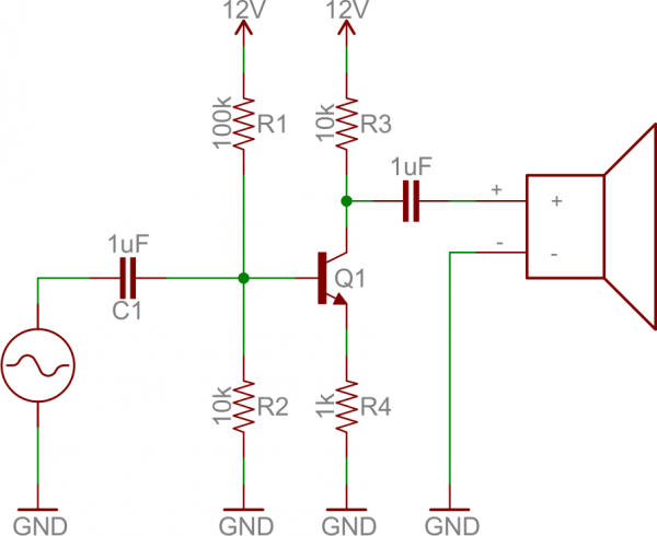 Mạch khuếch đại âm thanh dùng transistor