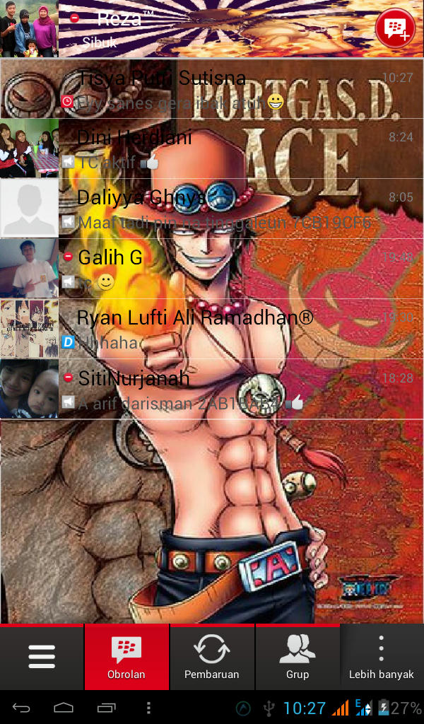 Download BBM Mod One Piece  ACE gratis