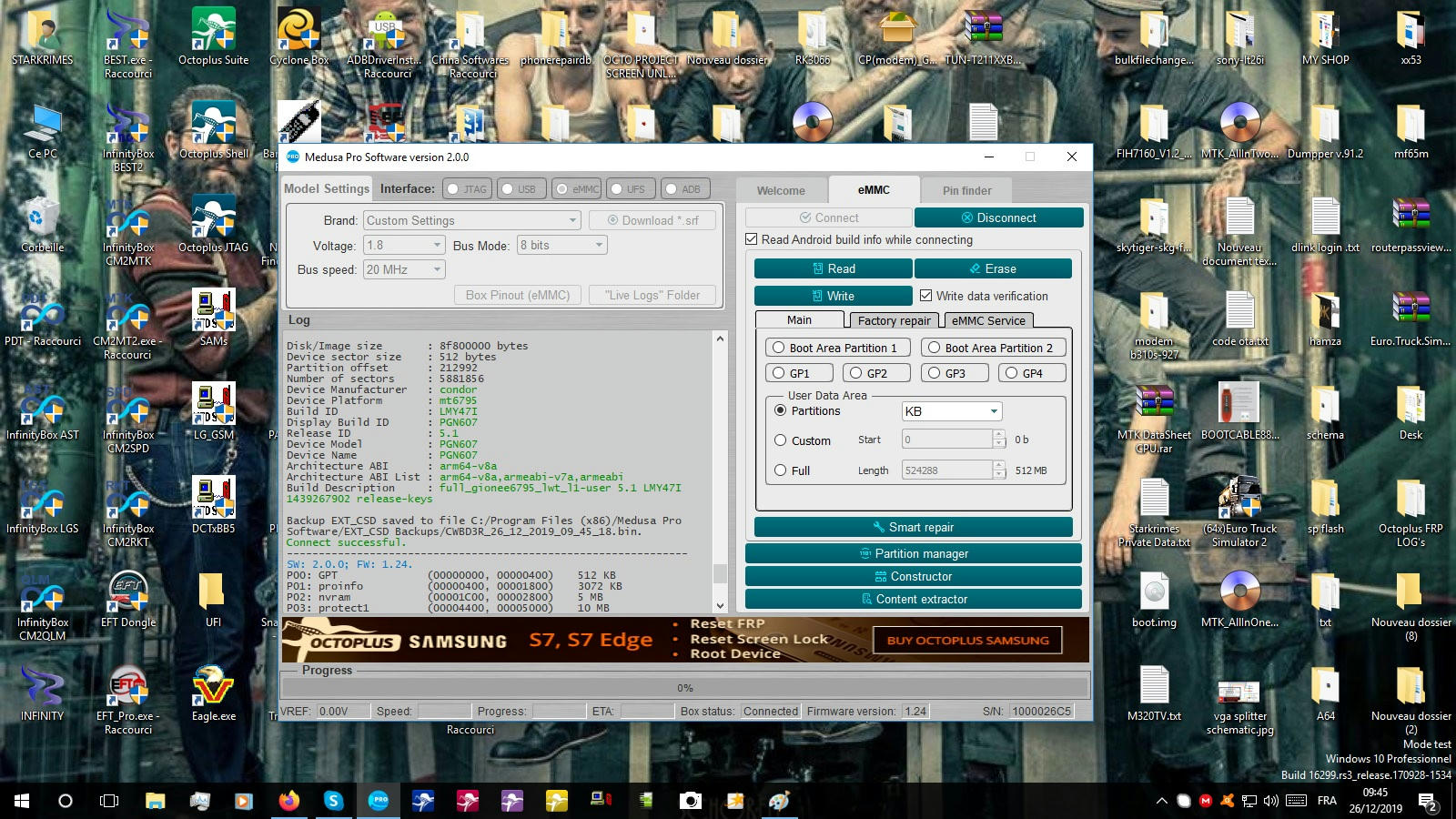 1st World JKM-LX1 REPAIR Done by changing Rubbish Micron eMMC to Samsung  64GB - GSM-Forum