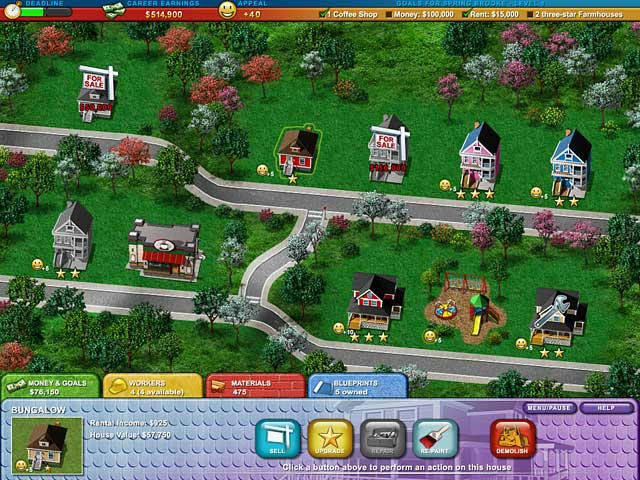 เกมส์ Build-a-lot 2 - Town of the Year ภาพตัวอย่าง ๓ Build-a-lot 2 - Town of the Year ภาพตัวอย่าง ๓