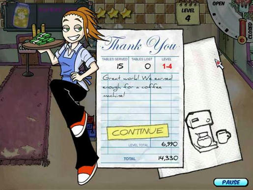 เกมส์ Diner Dash ภาพตัวอย่าง 03 Diner Dash ภาพตัวอย่าง 03