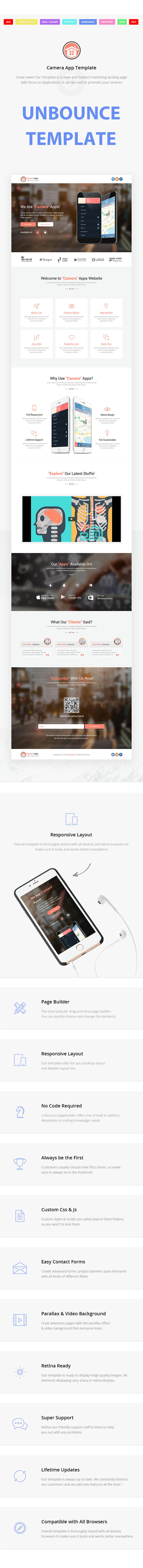 Camera Apps - Unbounce Landing Page - 1