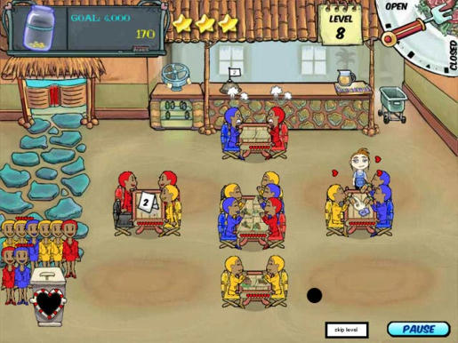 เกมส์ Diner Dash ภาพตัวอย่าง 02 Diner Dash ภาพตัวอย่าง 02
